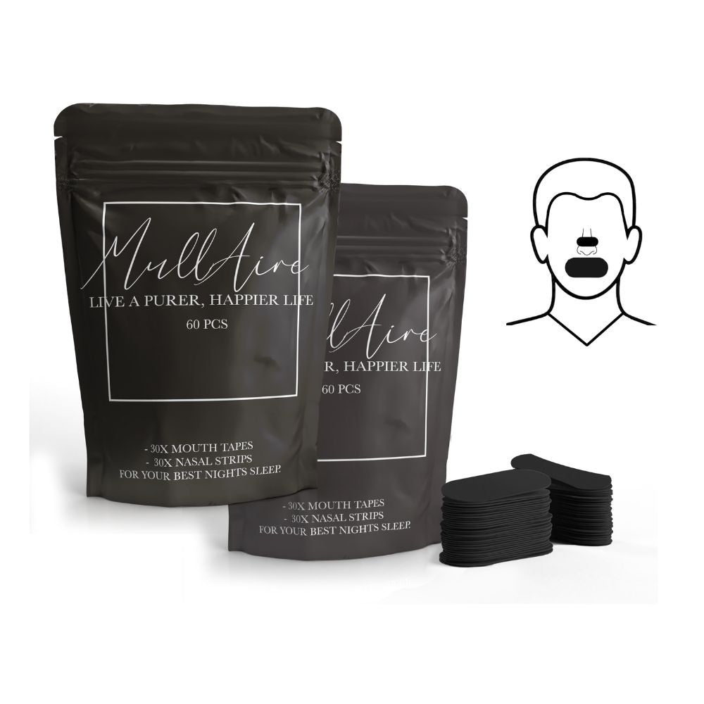 Mouth tape and Nasal strips- 60pc: 1 Month Supply